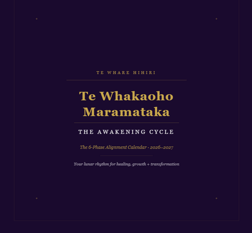 Te Whakaoho Maramataka – The Awakening Cycle